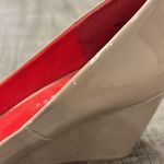 Chinese Laundry EUC peep toe patten leather taupe pumps with 3” heels Photo 5