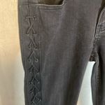 Indigo Rein  Black Skinny‎ Jeans with Criss Cross Sides Juniors Size 7 EUC Photo 1