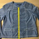 Tommy Bahama  Denim Women’s Jacket 100% Cotton Size Large Photo 5