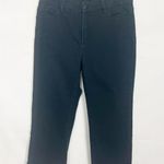 NYDJ High Rise Capri Black Jeans Size 8 Photo 0