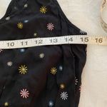 Abound  Black Sleeveless Floral Romper S Photo 3