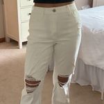 Hollister  Ripped White High-Rise Jeans Photo 0