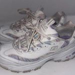 Skechers Sketchers D Lites Bloom Sneakers Marble Embroidered Classic Athletic Shoes Sz 8 Photo 0