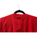 Vintage 80's New Wave Lightweight Duck Embroidered Shirt Size Medium Grandmacore Red Photo 7