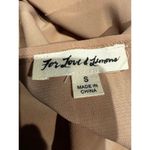 For Love & Lemons Nude Short Slip Dress in Size Small Photo 3