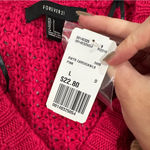 Forever 21  pink cardigan Large‎ NWT Photo 3