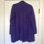 Anthropologie Daily Practice Snuggle Cardigan Purple Plush Lounge Size Medium Photo 6