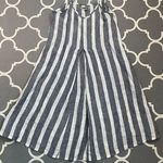 Flax  Linen Sleeveless stripe Dress Women's petite Photo 0