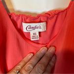 Candie's Bold Coral Tiered Ruffle Tank Top Photo 3