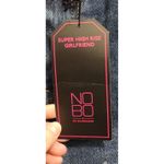 No Boundaries  Distressed Girlfriend Jeans Super High‎ Rise Size 11 Photo 4