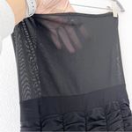 I am gia I.AM.GIA Ophelia Jumpsuit Ruche Mesh Strapless Stretch in Black Photo 7