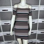 Billabong  Bodycon Stripe Mini Dress Size Medium Photo 10
