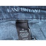 Lane Bryant Women's Size 18 Blue Tapered Leg Dark Wash Stretch Jeans pre owned Photo 1