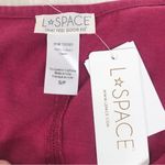 l*space L* Cypress Burgundy Red Wrap Front Mini Tank Dress Casual Beach Size Small Photo 5