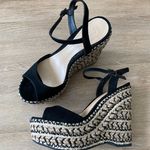 Schutz  Platform sandal Wedges Black Pattern Photo 0
