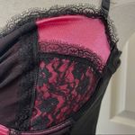 The Luxe Collection Pink and black lace nightgown Photo 5