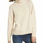 Madewell Champagne Long Sleeve Turtleneck Pullover Sweatshirt Plus Size 3X NWT Photo 1