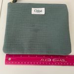 Chloé Chloe Sage Green Wristlet Clutch Photo 3