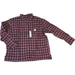 Carhartt Women's 1X (16W-18W) Rugged Flex Loose Fit Purple Black Plaid NWT Photo 1