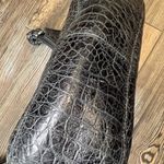 Brighton  Embossed Black Leather Shoulder Bag Photo 4