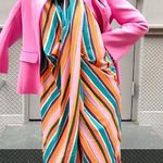 DUBGEE by Whoopi Boxy Colorful Stripe Pocket Sleeveless Dress Photo 0