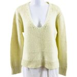 BB Dakota Womens Cool Runnings Sweater V Neck Chunky Knit Soft Ivory Size S Photo 0
