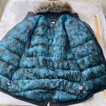 The North Face Arctic Parka Winter Coat Fur Hood Navy Blue XL TG Down Insulated Photo 7