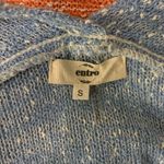 Entro  Womens Knit Cardigan Sweater Small Open Front Striped Boho Cozy Photo 3