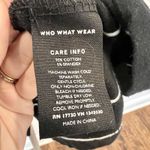 Who What Wear  Women’s Black And White Striped T-shirt Blouse Size XS Very GUC Photo 3