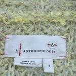 Anthropologie  Larkin yellow shimmer cardigan sweater small Photo 4