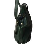 Coach Vintage Laurel Dark Green Glove Tanned Hinged Clam Shell Crossbody Bag COA Photo 4