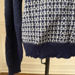 Vintage sp. A Garbo Roma Piazza Di Spagna Sweater 42 L Blue Size L Photo 4