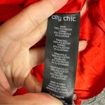 City Chic NWT Ripple Love Dress Tiger Lily Orange Red Size M/18 Photo 8