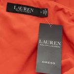 Lauren Ralph Lauren Coral Twist Detail Cocktail Dress Size 2 Orange Photo 2