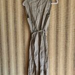 Kenar  Linen Button Dress Women Size 8 Beige Natural Summer Formal Wear Fashion Photo 3