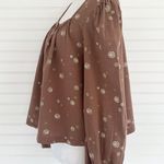 a.n.a Square Neck Long Sleeve Blouse Size Medium Photo 2