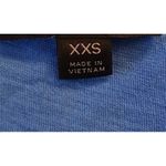 J.Crew  Womens Blouse Sz XXS Randy Raglan Tee Shirt Baseball Short Sleeve Striped Photo 7