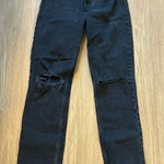 Abercrombie & Fitch  Black 90s Straight Leg Jeans Photo 0