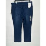 Gloria Vanderbilt Women’s Amanda Pull On Slimming Dark Wash Blue Jeans 18 Short Photo 2