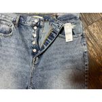 PacSun  High Rise Straight Jeans Distressed Light Wash Size 30 Button Fly Baggy Photo 2