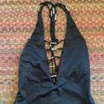 Tinibikini BLACK SEXY CUT OUT ONE PIECE BIKINI SILVER DETAIL Photo 1