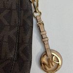 Michael Kors Crossbody Jet Set Large Brown Monogram Travel Logo Messenger Bag Photo 3