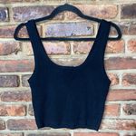 Everlane NWT Black Sleeveless The Cropped Crop Sweater Tank Women's Size Medium Photo 3