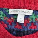 Ugly Christmas Sweater Santa Astronaut Womens L Holiday Moon Space Funny Bells Size L Photo 4