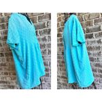 Soft Surroundings  Offshore Top  PM Petite Medium Aquamarine Hidden butto… Photo 2