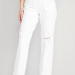 Old Navy NEW White Straight Leg Denim  Photo 0