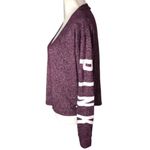 Victoria’s Secret PINK Marbled Cropped Pullover Long Sleeve Top Red Photo 1