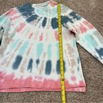 American Eagle Jegging Fit Oversized Tie Dye Crew Neck Sweatshirt Photo 7