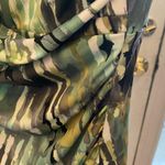 Connected Apparel NWOT GREEN PRINT DRESS SIZE 14P Photo 2