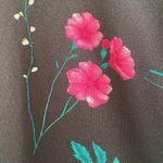 Callaway Golf Dress Opti Dri Women's Black Floral Short Sleeveless Sz L Photo 3